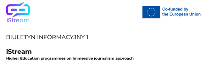 Biuletyn informacyjny - iStream